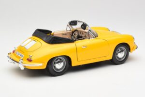 Porsche 356B Καμπριολέ Κίτρινο Bburago 1:18 3031 Μέταλλο - εικόνα 3 από 8