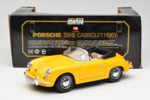 Porsche 356B Καμπριολέ Κίτρινο Bburago 1:18 3031 Μέταλλο - εικόνα 8 από 8