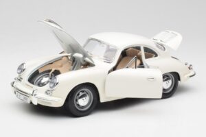 Porsche 356B Λευκό Bburago 1:18 3021-M3 Μέταλλο - εικόνα 2 από 8