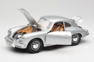 Porsche 356B Ασημί & Καφέ Εσωτερικό Bburago 1:18 3021-M2 Μέταλλο - εικόνα 2 από 8