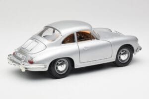 Porsche 356B Ασημί & Καφέ Εσωτερικό Bburago 1:18 3021-M2 Μέταλλο - εικόνα 3 από 8
