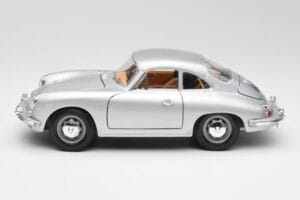 Porsche 356B Ασημί & Καφέ Εσωτερικό Bburago 1:18 3021-M2 Μέταλλο - εικόνα 4 από 8