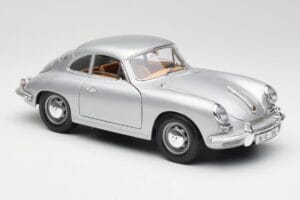 Porsche 356B Ασημί & Καφέ Εσωτερικό Bburago 1:18 3021-M2 Μέταλλο - εικόνα 6 από 8