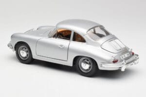 Porsche 356B Ασημί & Καφέ Εσωτερικό Bburago 1:18 3021-M2 Μέταλλο - εικόνα 7 από 8