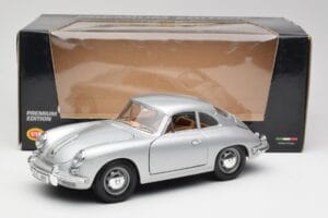Porsche 356B Ασημί & Καφέ Εσωτερικό Bburago 1:18 3021-M2 Μέταλλο - εικόνα 8 από 8