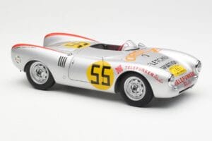 Porsche 550-1500 RS Spyder #55 H. Herrmann Carrera Panamericana 1954 AUTOart 1:18 85470 Μέταλλο - εικόνα 6 από 8