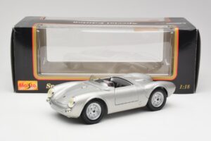 Porsche 550 A Spyder Ασημί Maisto 1:18 50314 Μέταλλο - εικόνα 8 από 8