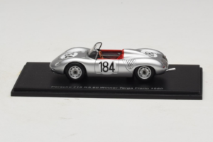 Porsche 718 RS 60 #184 J. Bonnier / H. Herrmann Winner Targa Florio 1960 Spark 1:43 43TF60 Ρητίνη