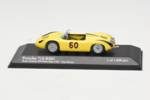 Porsche 718 RS61 #60 D. Wester Road America 500 Miles 1963 Minichamps 1:43 430636560 Μέταλλο
