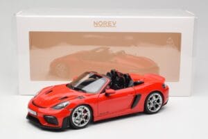 Porsche 718 Spyder RS Guards Red Norev 1:18 187271 Μέταλλο - εικόνα 8 από 8