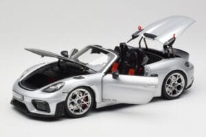 Porsche 718 Spyder RS Weissach Pack GT-Silver Metallic Norev 1:18 187270 Μέταλλο - εικόνα 2 από 8