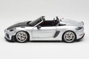 Porsche 718 Spyder RS Weissach Pack GT-Silver Metallic Norev 1:18 187270 Μέταλλο - εικόνα 4 από 8