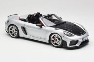 Porsche 718 Spyder RS Weissach Pack GT-Silver Metallic Norev 1:18 187270 Μέταλλο - εικόνα 6 από 8