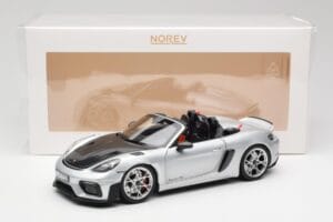 Porsche 718 Spyder RS Weissach Pack GT-Silver Metallic Norev 1:18 187270 Μέταλλο - εικόνα 8 από 8