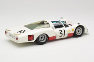Porsche 906 LH #31 H. Herrmann / H. Linge Porsche System Engineering 24 Hours of Le Mans 1966 Minichamps 1:18 100666131 Μέταλ - εικόνα 3 από 8