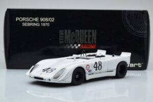 Porsche 908/02 #48 S. McQueen / P. Revson 12 Hours of Sebring 2nd Place Post Race Version 1970 AUTOart 1:18 87072 Μέταλλο - εικόνα 8 από 8