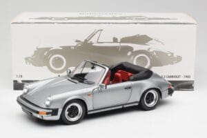Porsche 911 930 Carrera 3.2 Καμπριολέ Γκρι Metallic Minichamps 1:18 100063034 Μέταλλο - εικόνα 8 από 8
