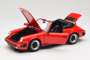 Porsche 911 930 Carrera 3.2 Cabriolet Guards Red Minichamps 1:18 110063030 Μέταλλο - εικόνα 2 από 8