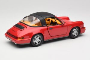 Porsche 911 964 Carrera 2 Targa Κόκκινο Anson 1:18 30305-W Μέταλλο - εικόνα 3 από 8