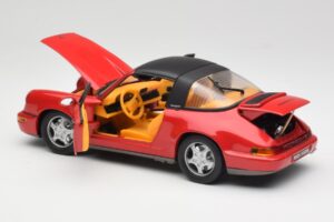 Porsche 911 964 Carrera 2 Targa Κόκκινο Anson 1:18 30305-W Μέταλλο - εικόνα 5 από 8