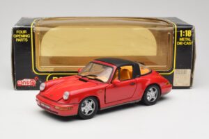 Porsche 911 964 Carrera 2 Targa Κόκκινο Anson 1:18 30305-W Μέταλλο - εικόνα 8 από 8