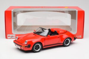 Porsche 911 964 Speedster Κόκκινο Maisto 1:18 37800-M2 Μέταλλο - εικόνα 8 από 8
