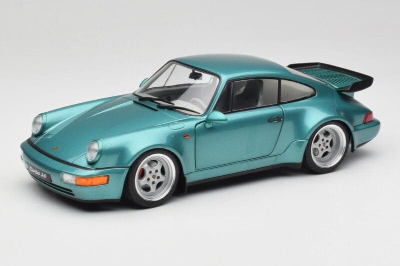 Porsche 911 964 Turbo Wimbledon Green Metallic Solido 1:18 S1803407 Μέταλλο