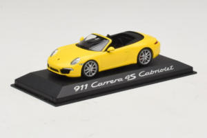Porsche 911 991 Carrera 4S Καμπριολέ Κίτρινο Minichamps 1:43 WAP0201120C Μέταλλο - εικόνα 2 από 5