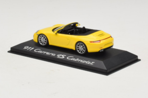 Porsche 911 991 Carrera 4S Καμπριολέ Κίτρινο Minichamps 1:43 WAP0201120C Μέταλλο - εικόνα 3 από 5