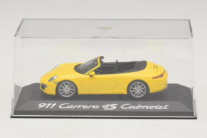 Porsche 911 991 Carrera 4S Καμπριολέ Κίτρινο Minichamps 1:43 WAP0201120C Μέταλλο - εικόνα 4 από 5