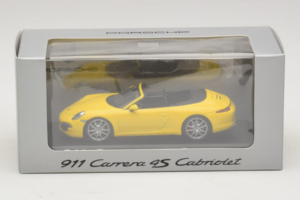 Porsche 911 991 Carrera 4S Καμπριολέ Κίτρινο Minichamps 1:43 WAP0201120C Μέταλλο - εικόνα 5 από 5