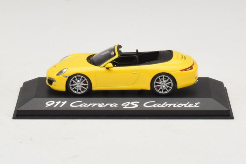 Porsche 911 991 Carrera 4S Καμπριολέ Κίτρινο Minichamps 1:43 WAP0201120C Μέταλλο
