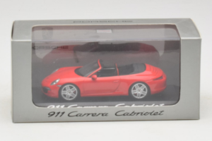 Porsche 911 991 Carrera Καμπριολέ Κόκκινο Minichamps 1:43 WAP0200120C Μέταλλο - εικόνα 4 από 4