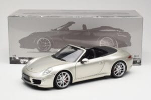 Porsche 911 991 Carrera S Καμπριολέ GT Ασημί Μεταλλικό Minichamps 1:18 100061030 Μέταλλο - εικόνα 8 από 8