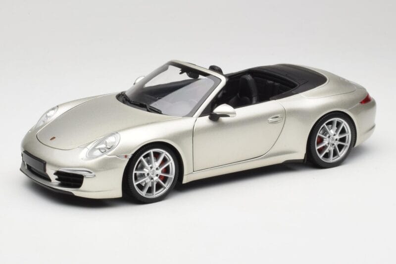 Porsche 911 991 Carrera S Καμπριολέ GT Ασημί Μεταλλικό Minichamps 1:18 100061030 Μέταλλο