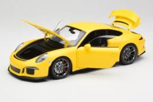 Porsche 911 991 GT3 Racing Κίτρινο & Ασημί Ζάντες Minichamps 1:18 110062722 Μέταλλο - εικόνα 2 από 8