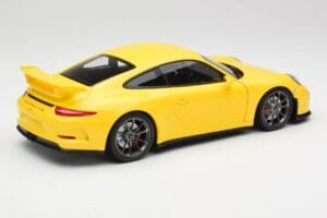 Porsche 911 991 GT3 Racing Κίτρινο & Ασημί Ζάντες Minichamps 1:18 110062722 Μέταλλο - εικόνα 3 από 8