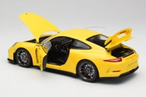 Porsche 911 991 GT3 Racing Κίτρινο & Ασημί Ζάντες Minichamps 1:18 110062722 Μέταλλο - εικόνα 5 από 8