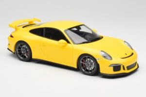 Porsche 911 991 GT3 Racing Κίτρινο & Ασημί Ζάντες Minichamps 1:18 110062722 Μέταλλο - εικόνα 6 από 8
