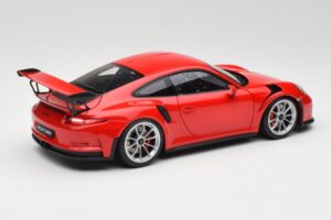 Porsche 911 991 GT3 RS Guards Κόκκινο Ασημί Ζάντες AUTOart 1:18 78165 Μέταλλο - εικόνα 3 από 8
