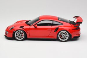 Porsche 911 991 GT3 RS Guards Κόκκινο Ασημί Ζάντες AUTOart 1:18 78165 Μέταλλο - εικόνα 4 από 8
