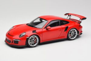 Porsche 911 991 GT3 RS Guards Κόκκινο Ασημί Ζάντες AUTOart 1:18 78165 Μέταλλο