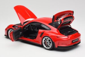 Porsche 911 991 GT3 RS Guards Κόκκινο Ασημί Ζάντες AUTOart 1:18 78165 Μέταλλο - εικόνα 5 από 8