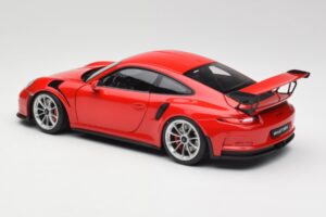 Porsche 911 991 GT3 RS Guards Κόκκινο Ασημί Ζάντες AUTOart 1:18 78165 Μέταλλο - εικόνα 7 από 8