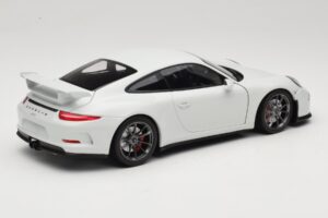 Porsche 911 991 GT3 Λευκό Με Ασημί Ζάντες Minichamps 1:18 113062721 Μέταλλο - εικόνα 3 από 8