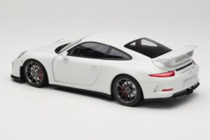 Porsche 911 991 GT3 Λευκό Με Ασημί Ζάντες Minichamps 1:18 113062721 Μέταλλο - εικόνα 7 από 8
