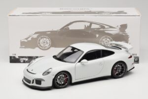Porsche 911 991 GT3 Λευκό Με Ασημί Ζάντες Minichamps 1:18 113062721 Μέταλλο - εικόνα 8 από 8