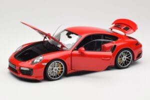 Porsche 911 991 Turbo S Guards Red Minichamps 1:18 110067122 Μέταλλο - εικόνα 2 από 8