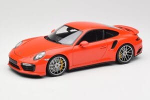 Porsche 911 991 Turbo S Lava Orange Minichamps 1:18 110067120 Μέταλλο