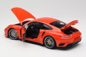 Porsche 911 991 Turbo S Lava Orange Minichamps 1:18 110067120 Μέταλλο - εικόνα 5 από 8